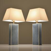 Pair of Shagreen Lamps, Manner of Karl Springer - Sold for $2,375 on 02-06-2021 (Lot 194).jpg